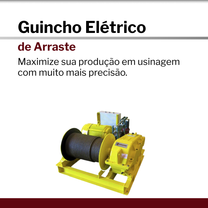 Guincho Elétrico de Arraste | Hovam