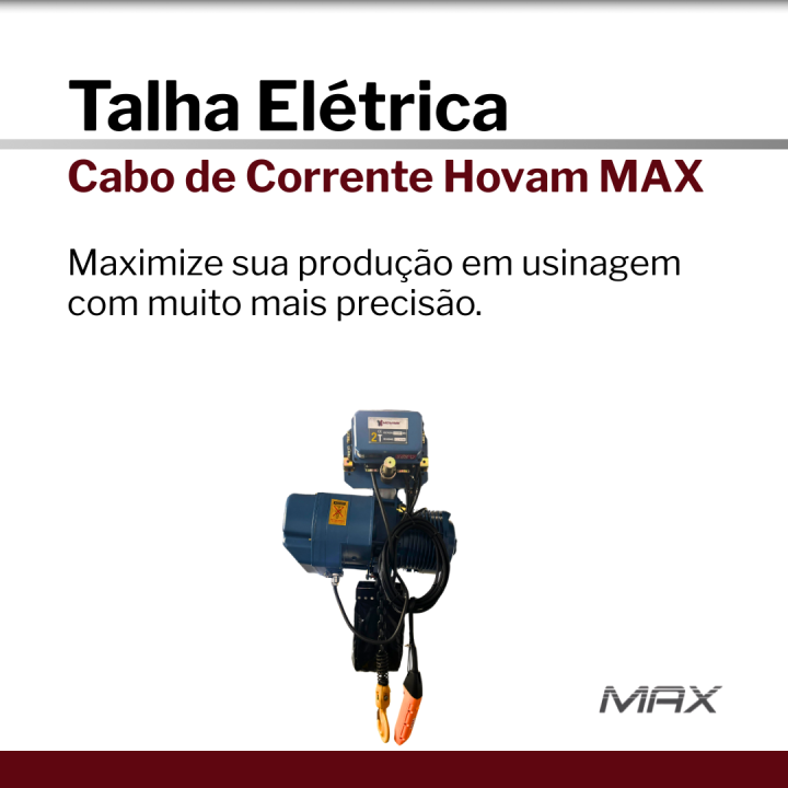 Talha Elétrica de Corrente Hovam