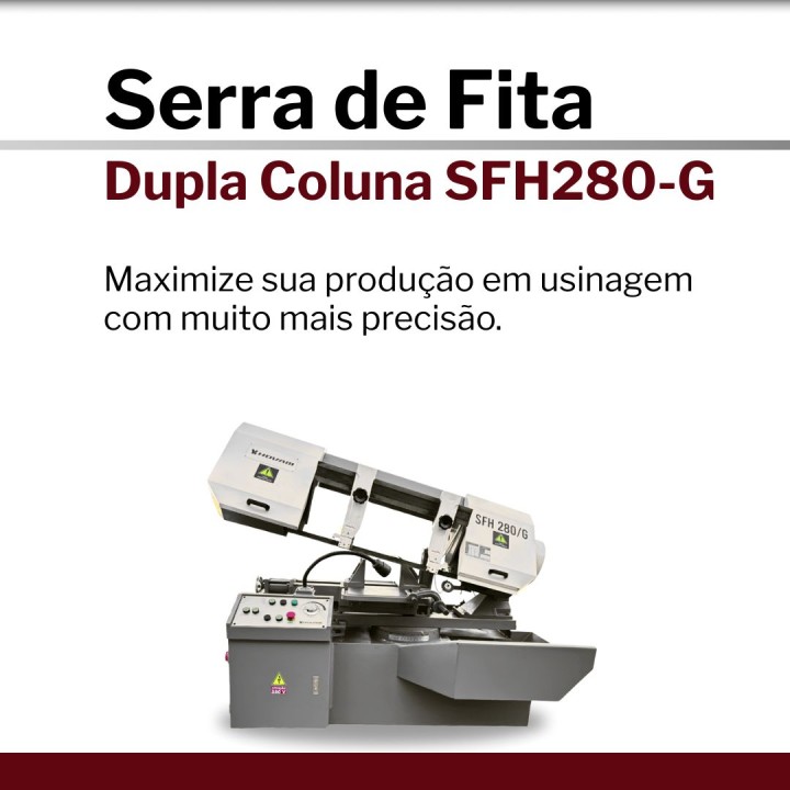 Serra de Fita com Giro Hovam SFH 280 G 