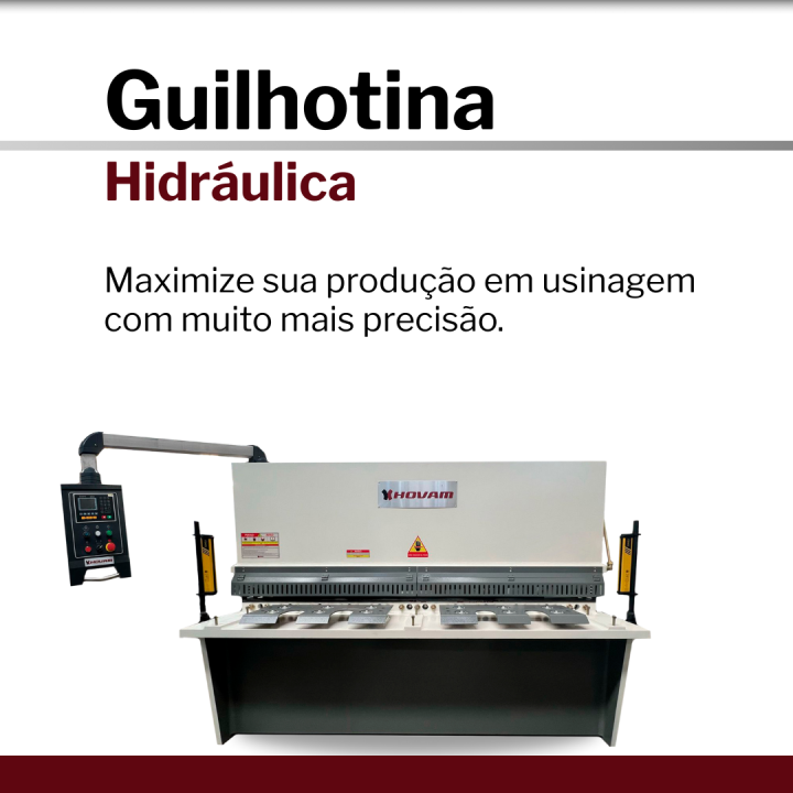 Guilhotina Hidráulica Hovam|GHH