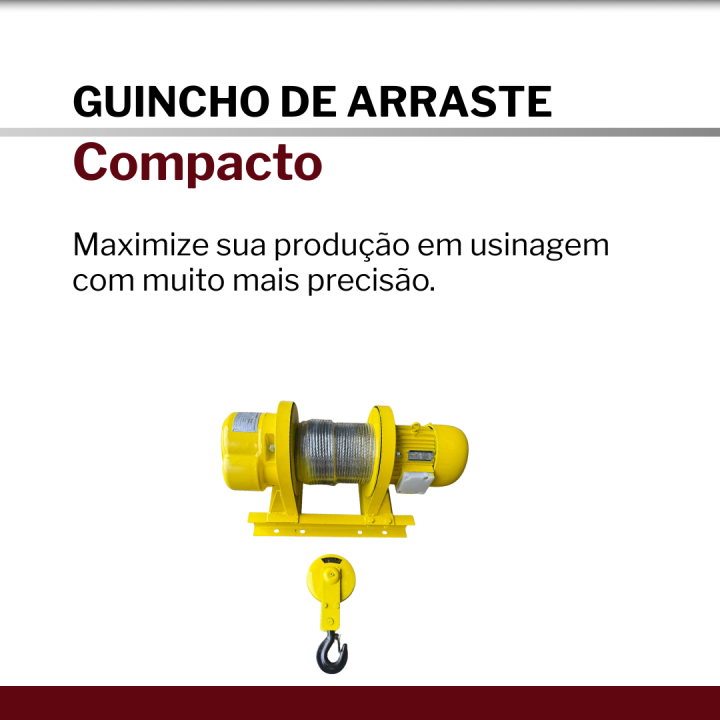 Guincho Elétrico de Arraste Compacto| Hovam