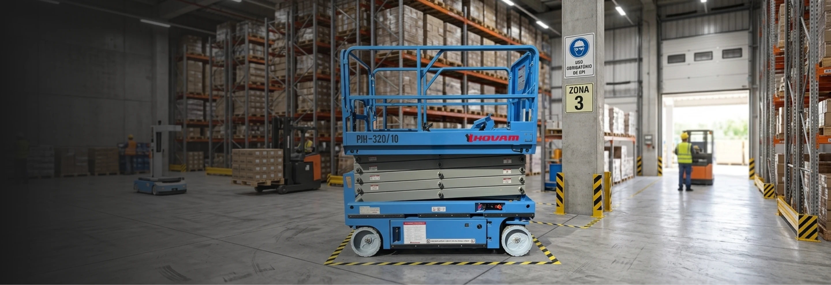 CONHE&Ccedil;A A&nbsp;Plataforma&nbsp;Elevat&oacute;ria El&eacute;trica&nbsp;Com Joystick